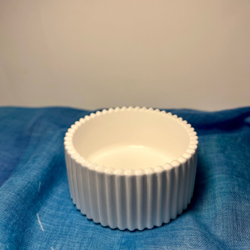 Pote decoração ou porta velas em gesso