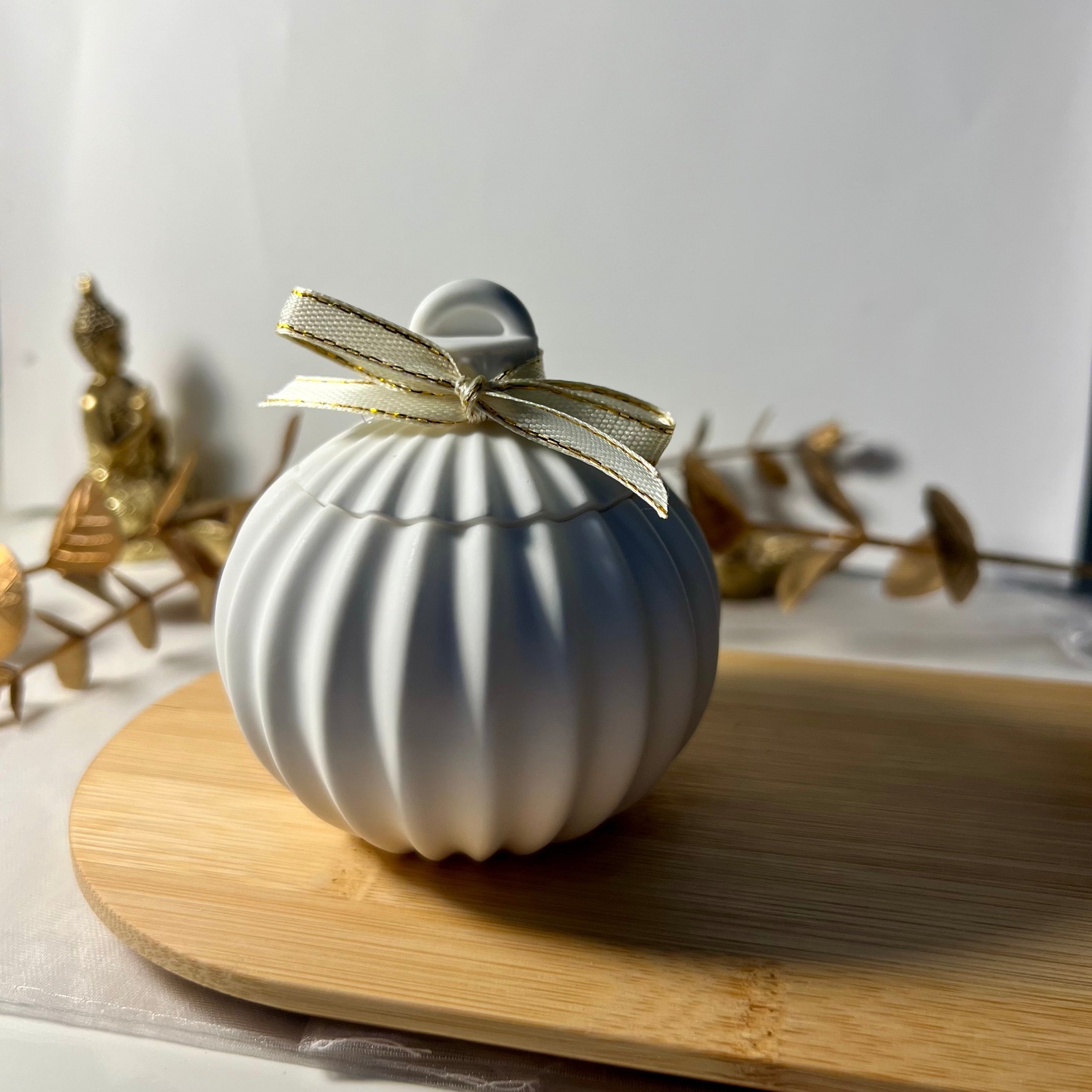 Mini Porta Joias / Porta Velas Artesanal em Gesso