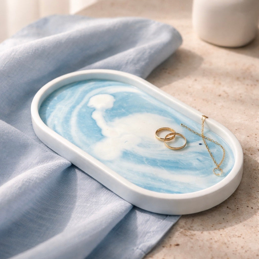 Base Decorativa para Objetos em Gesso